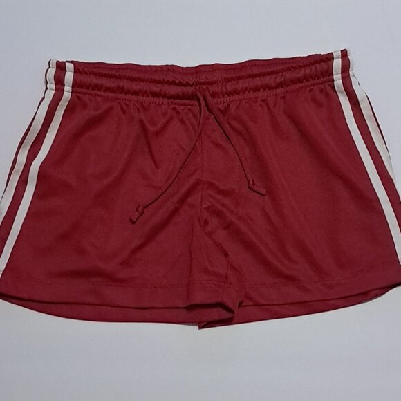 PROSPIRIT Drawstring Hot Red Stretch Running Mini Shorts with Pockets - Picture 1 of 3